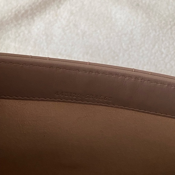 NEW GUCCI Calfskin Matelasse Pearly GG Marmont Wallet on Chain - Porcelain Rose - Picture 6 of 8